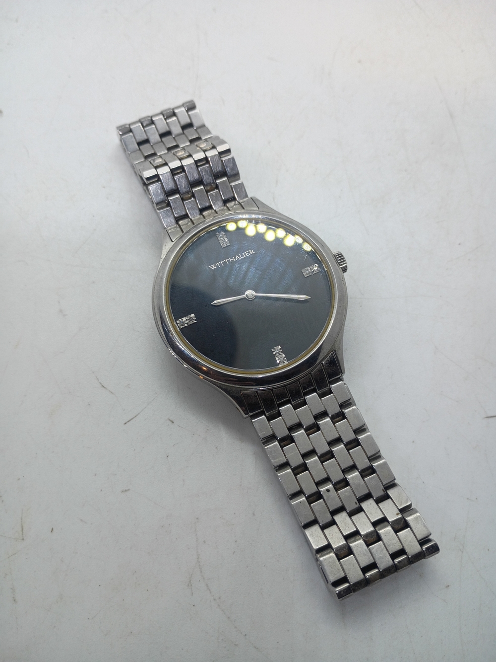 Wittnauer Black Tie Collection Watch Glass Sapphire WN3073 Mens